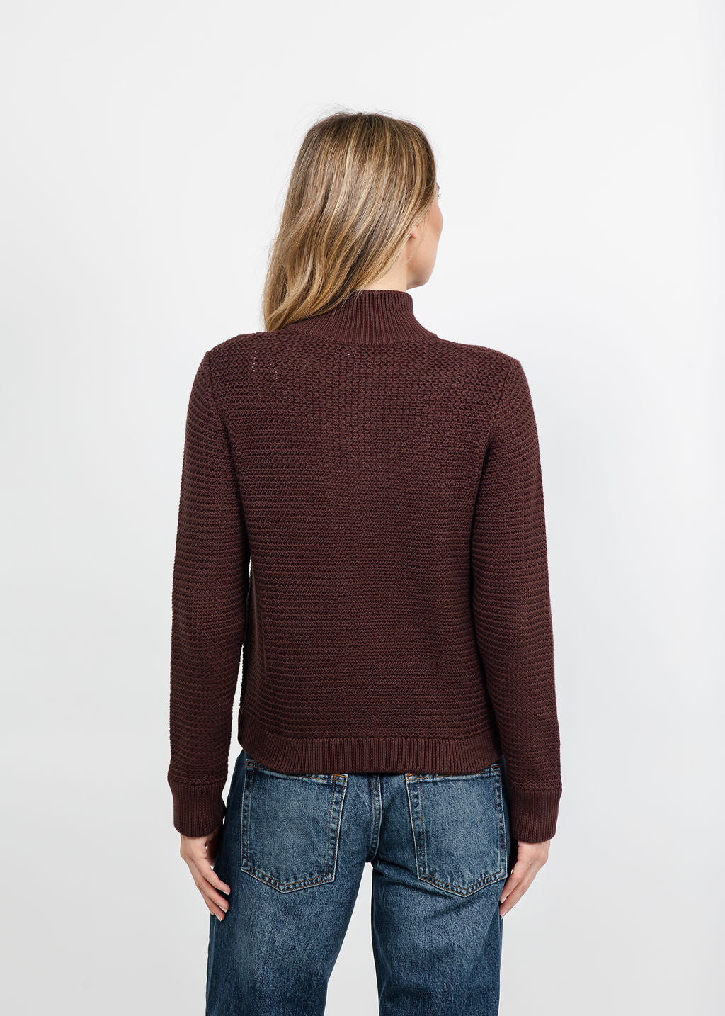 Kinross Utility Cardigan - Chocolate available at Barbara Katz