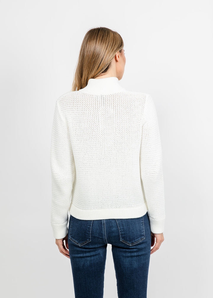 Kinross Utility Cardigan - Cream available at Barbara Katz