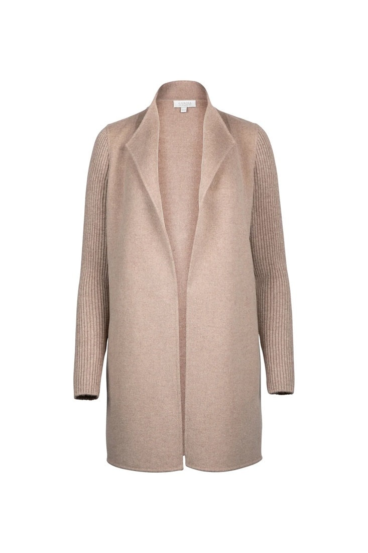 Rib Sleeve Coat
