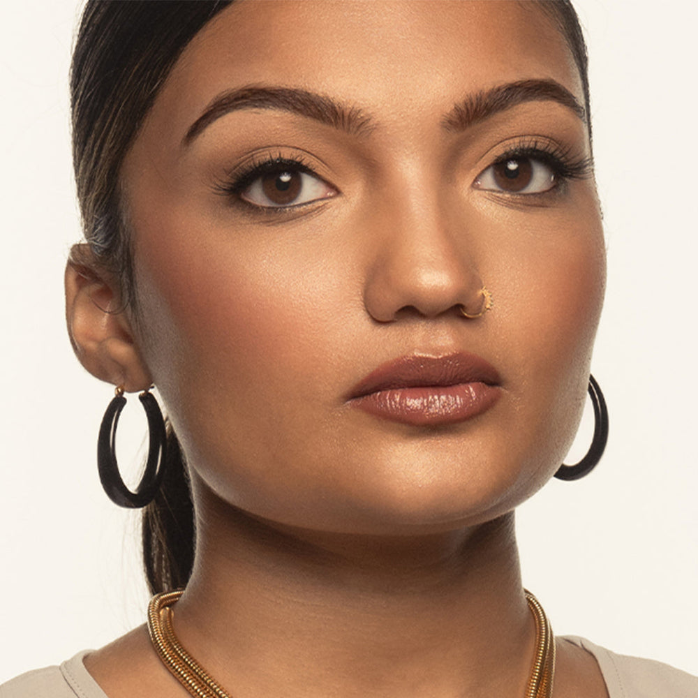 PONO Kira Earrings in Jet available at Barbara Katz
