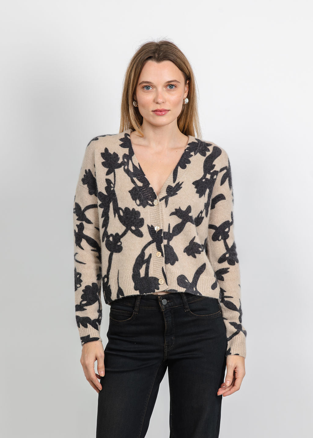 Kokun The Botanist Cardigan in Jute available at Barbara Katz