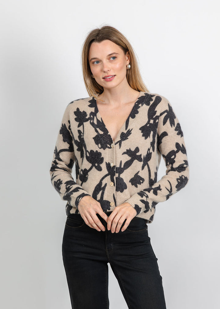 Kokun The Botanist Cardigan in Jute available at Barbara Katz