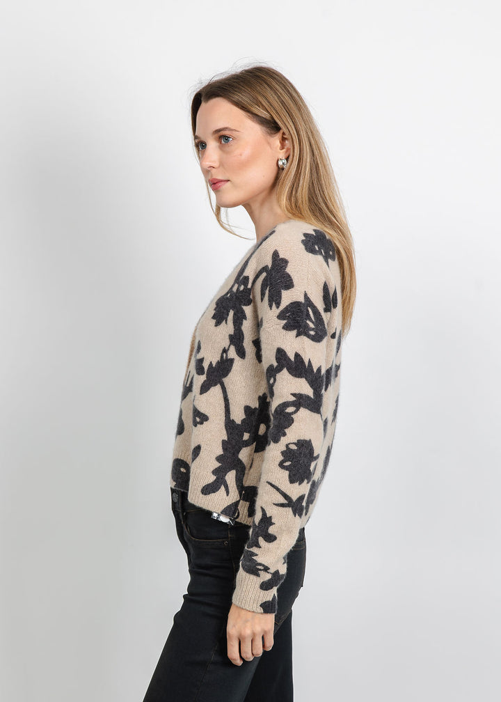 Kokun The Botanist Cardigan in Jute available at Barbara Katz