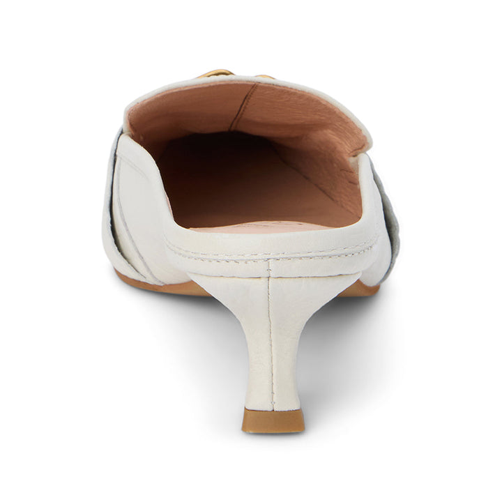 Matisse Lee Kitten Heel Mule in Bone available at Barbara Katz