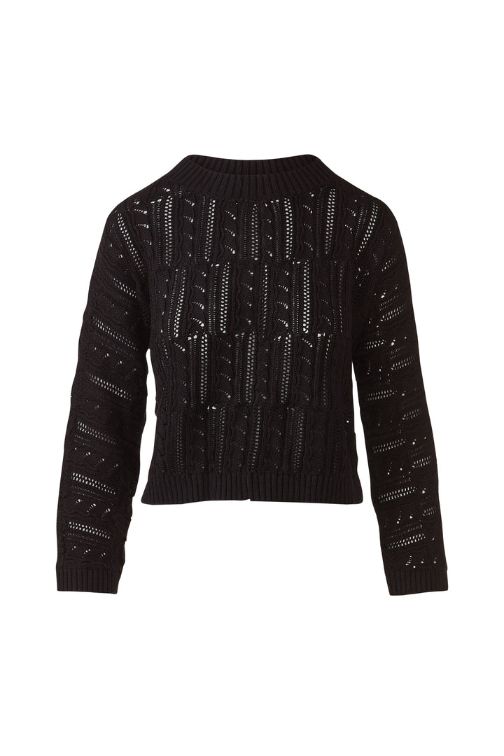Kinross &amp;Isla Easy Cable Pullover Sweater available at Barbara Katz