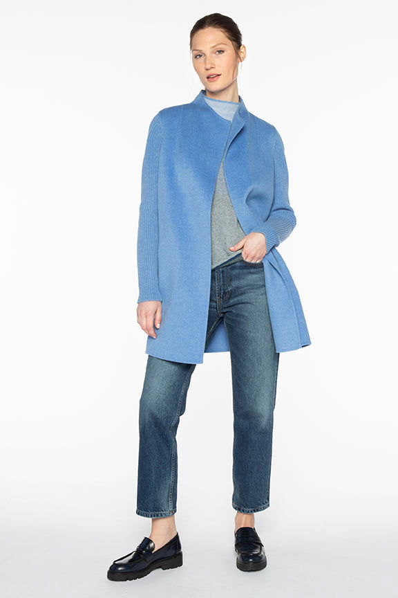 Kinross Rib Sleeve Coat available at Barbara Katz