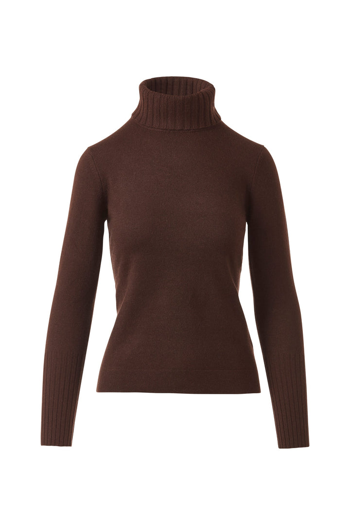 Kinross Chunky Trim T-Neck available at Barbara Katz