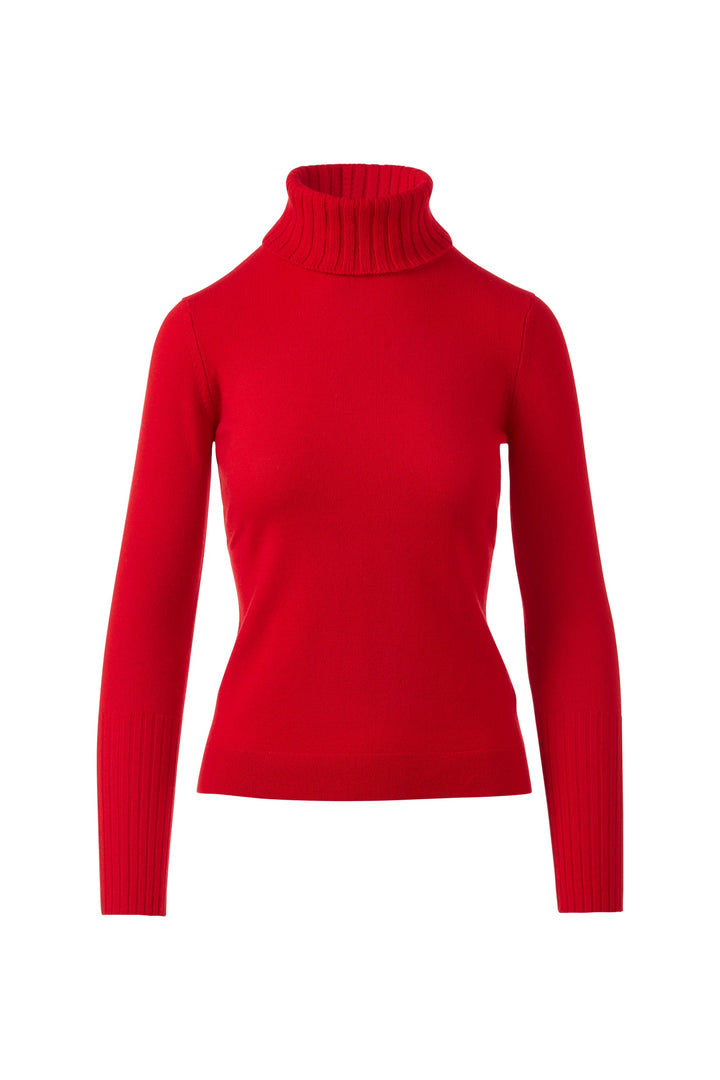 Kinross Chunky Trim T-Neck available at Barbara Katz