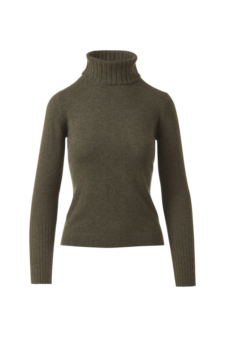 Kinross Chunky Trim T-Neck available at Barbara Katz