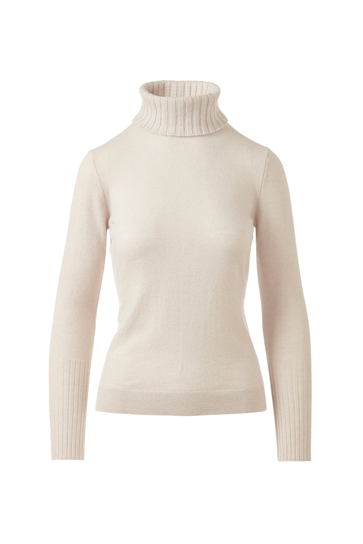 Kinross Chunky Trim T-Neck available at Barbara Katz