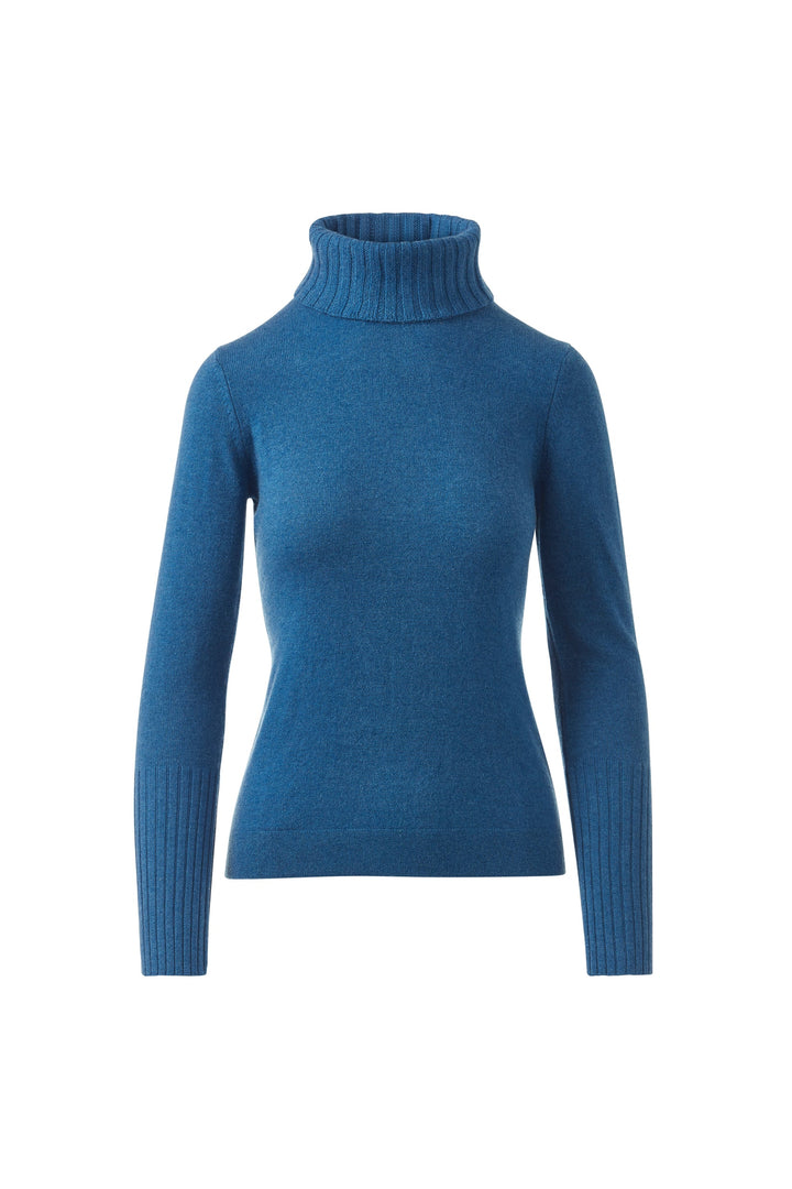 Kinross Chunky Trim T-Neck available at Barbara Katz