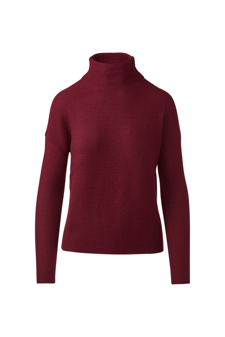 Kinross Textured Slouchy Funnel Sweater available at Barbara Katz