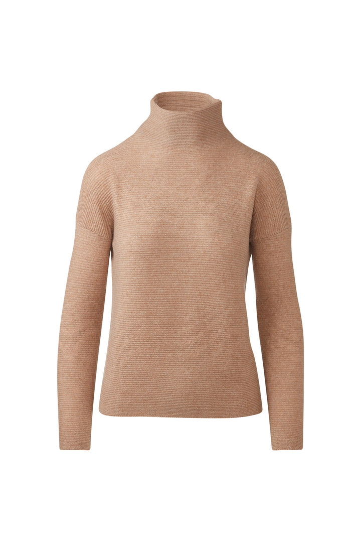 Kinross Textured Slouchy Funnel Sweater available at Barbara Katz