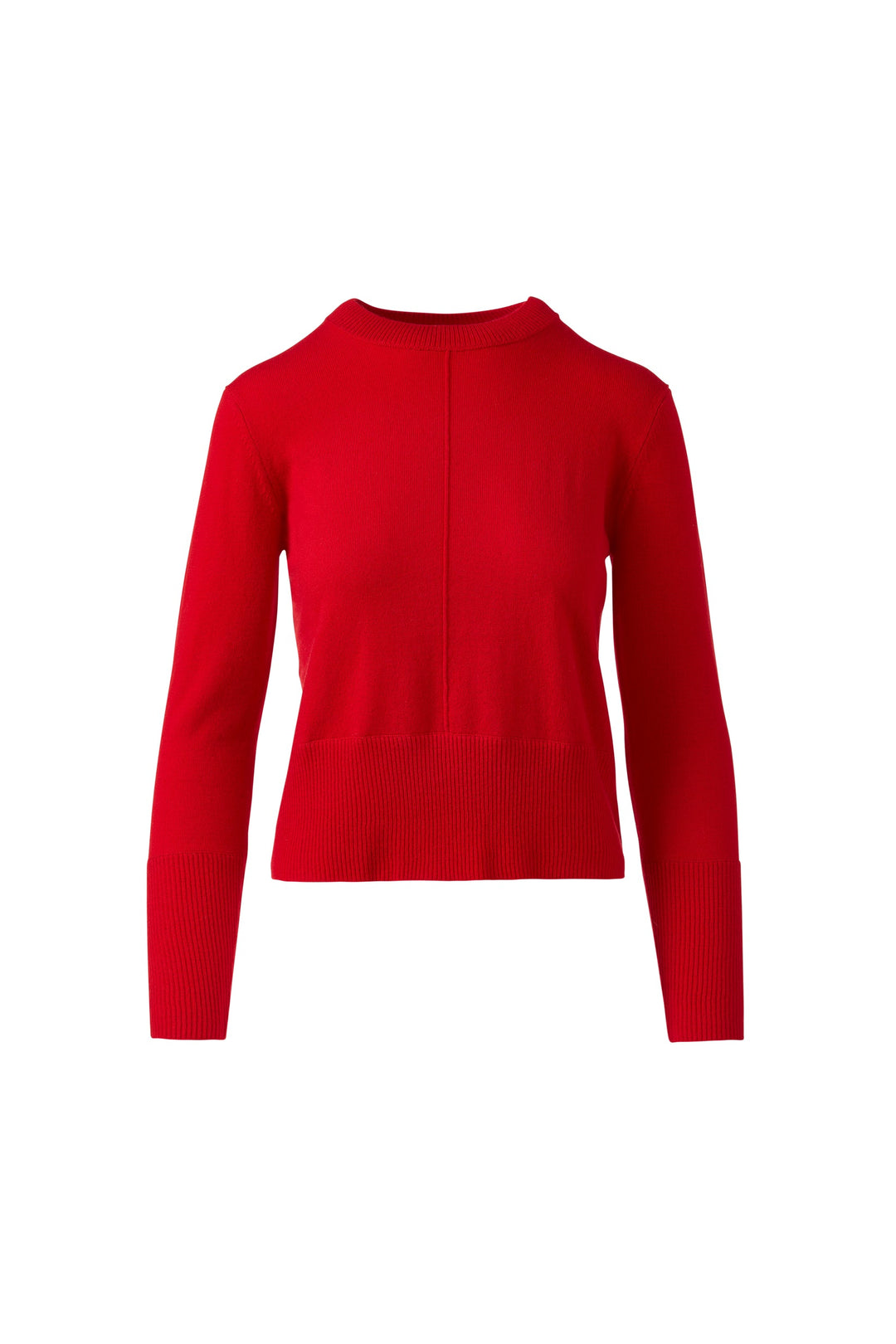 Kinross Cashmere Exposed Seam Crew available at Barbara Katz