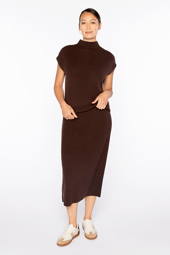 Kinross Rib Skirt available at Barbara Katz