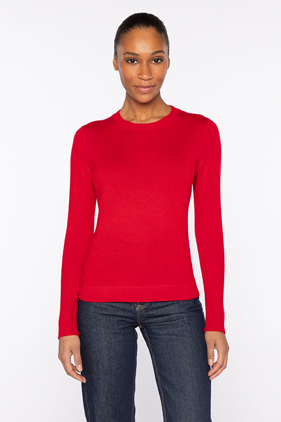 Kinross Cashmere Crewneck available at Barbara Katz