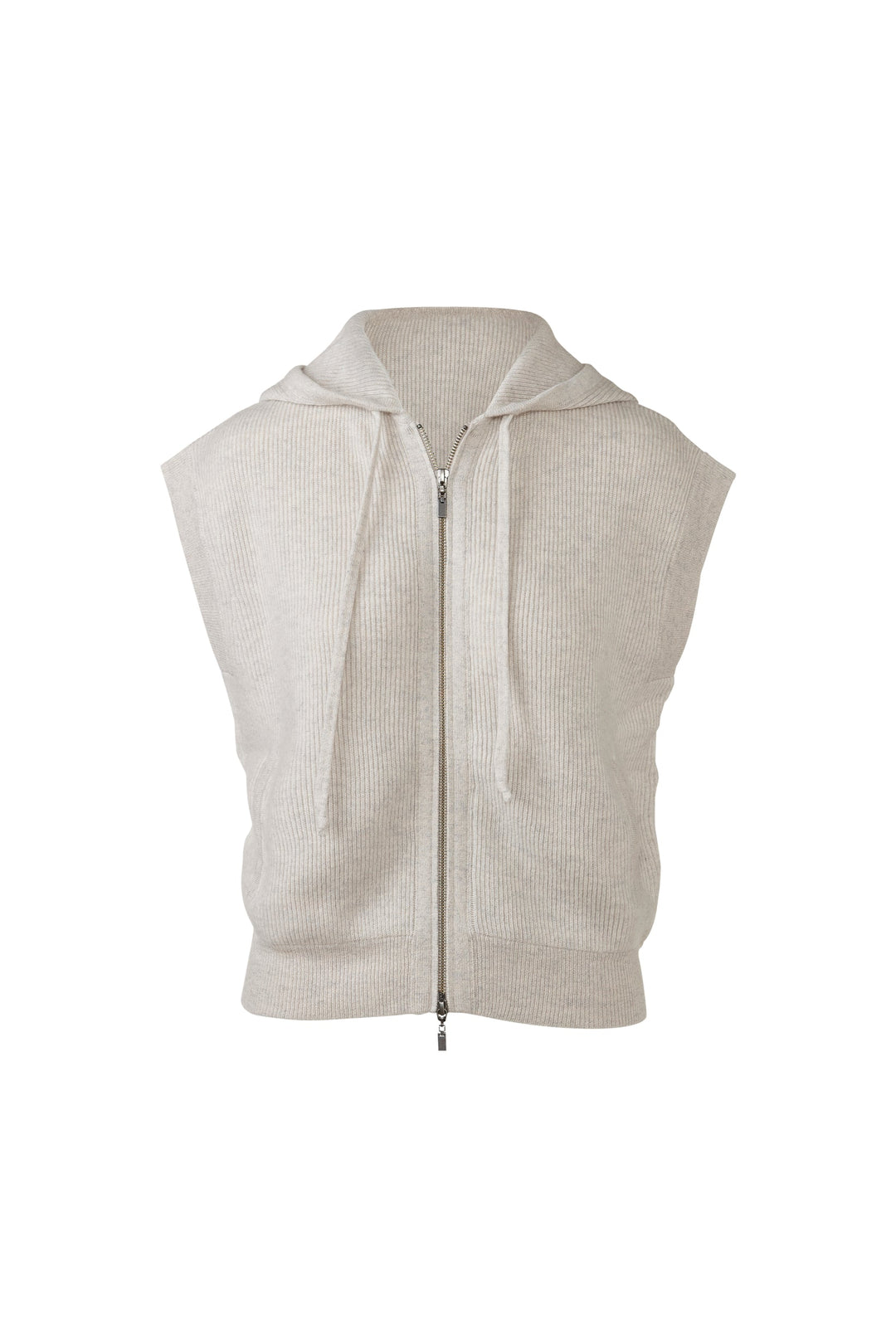 Kinross Sleeveless Rib Zip Hoodie available at Barbara Katz