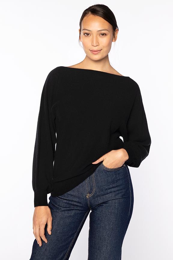 Kinross Cashmere Off The Shoulder Dolman available at Barbara Katz