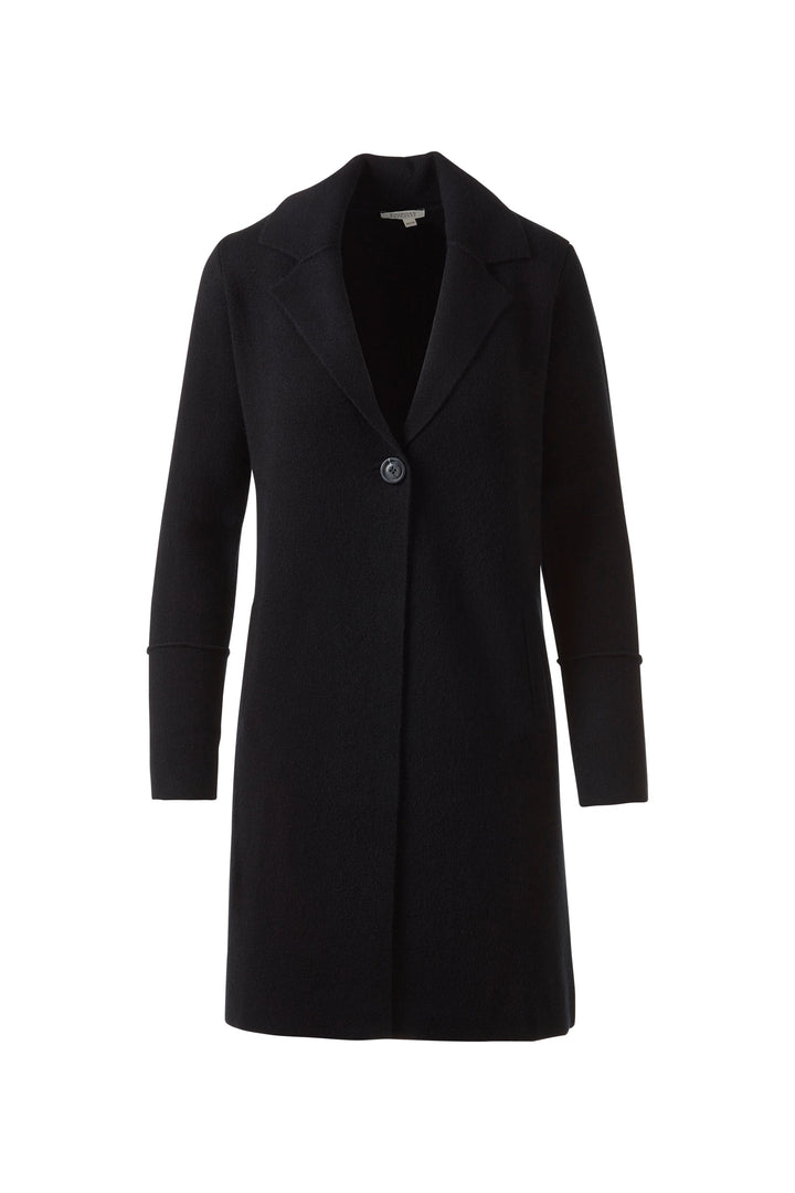Kinross Long Notch Collar Cardigan available at Barbara Katz