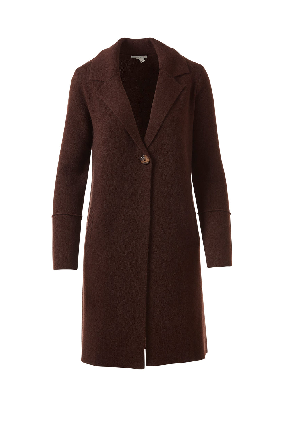 Kinross Long Notch Collar Cardigan available at Barbara Katz
