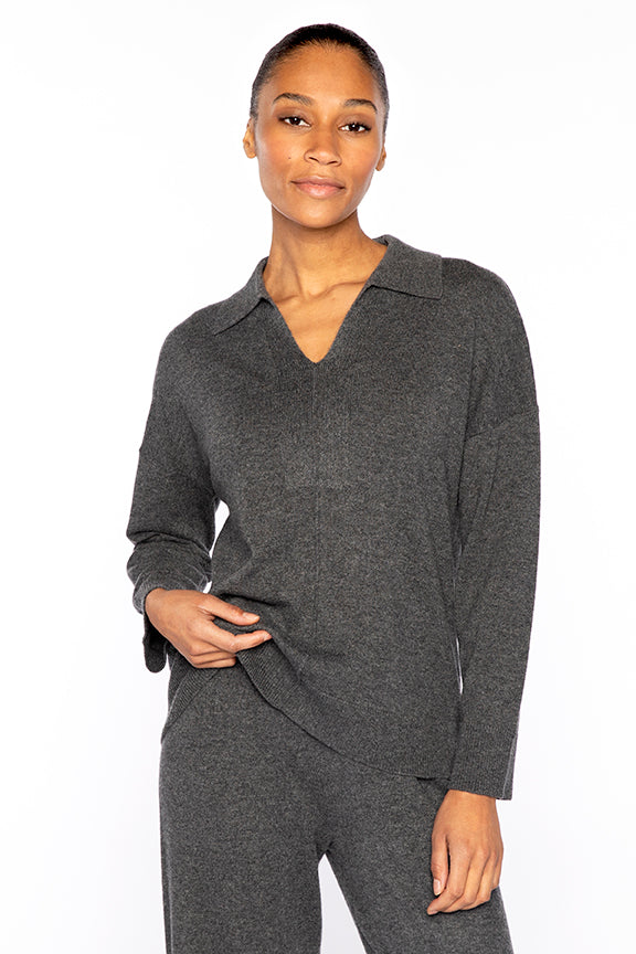 Kinross Splitneck Polo available at Barbara Katz