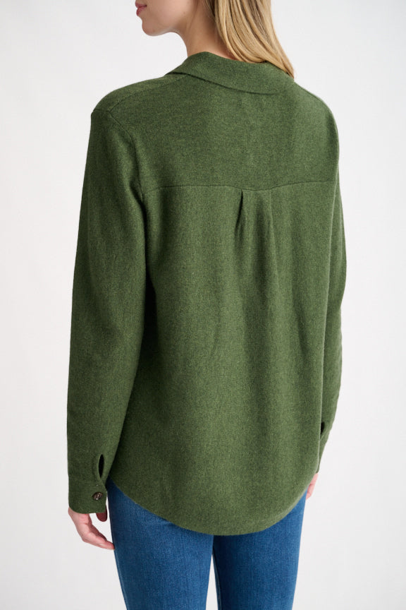 Kinross Shirt Cardigan available at Barbara Katz