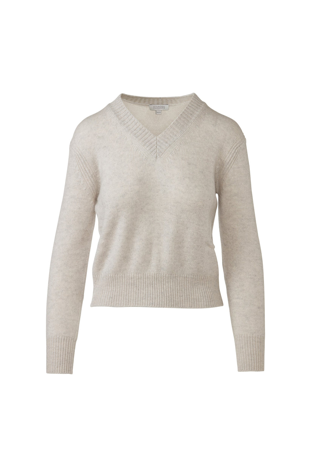 Kinross Lofty Vee Sweater available at Barbara Katz