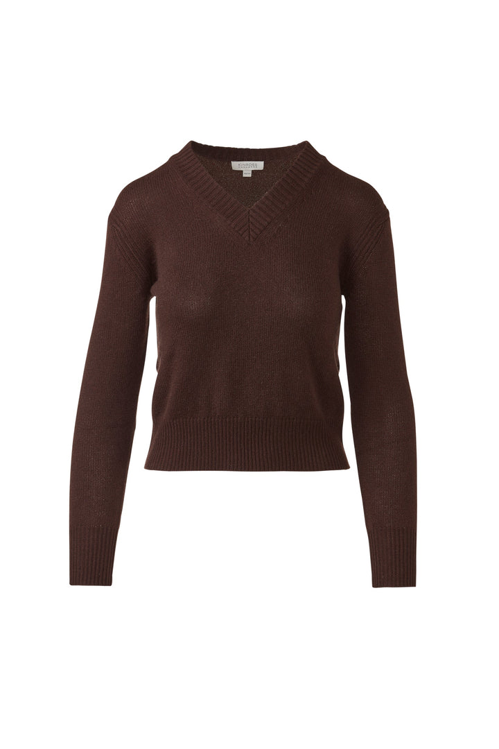 Kinross Lofty Vee Sweater available at Barbara Katz