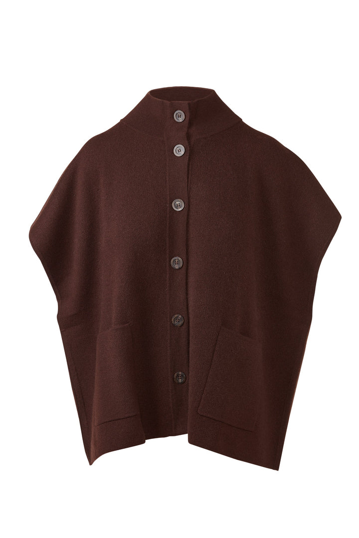 Kinross Short Sleeve Button Mock Cardigan available at Barbara Katz