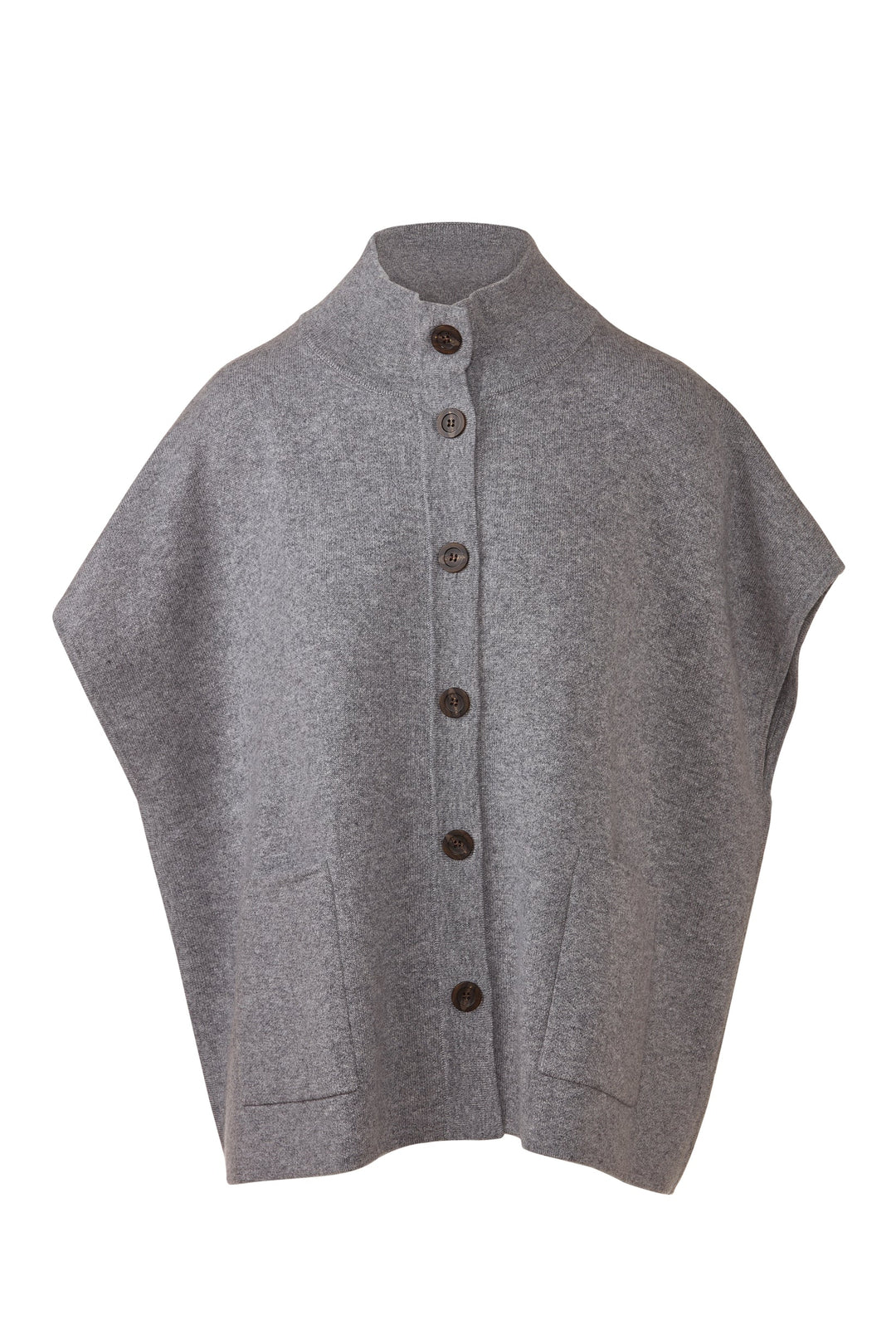 Kinross Short Sleeve Button Mock Cardigan available at Barbara Katz