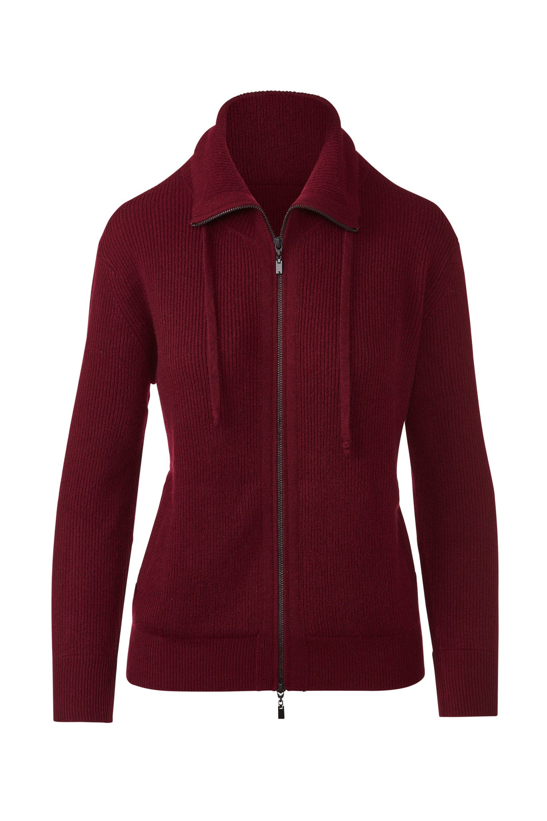 Kinross Rib Zip Mock Cardigan available at Barbara Katz
