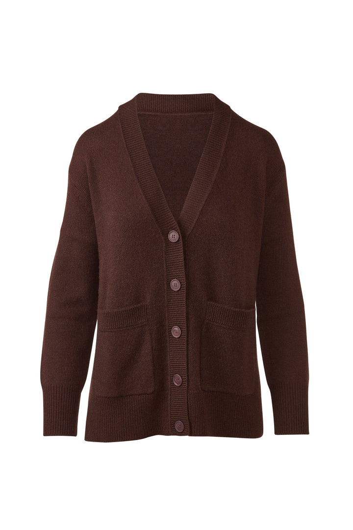 Kinross Easy Vee Cardigan available at Barbara Katz