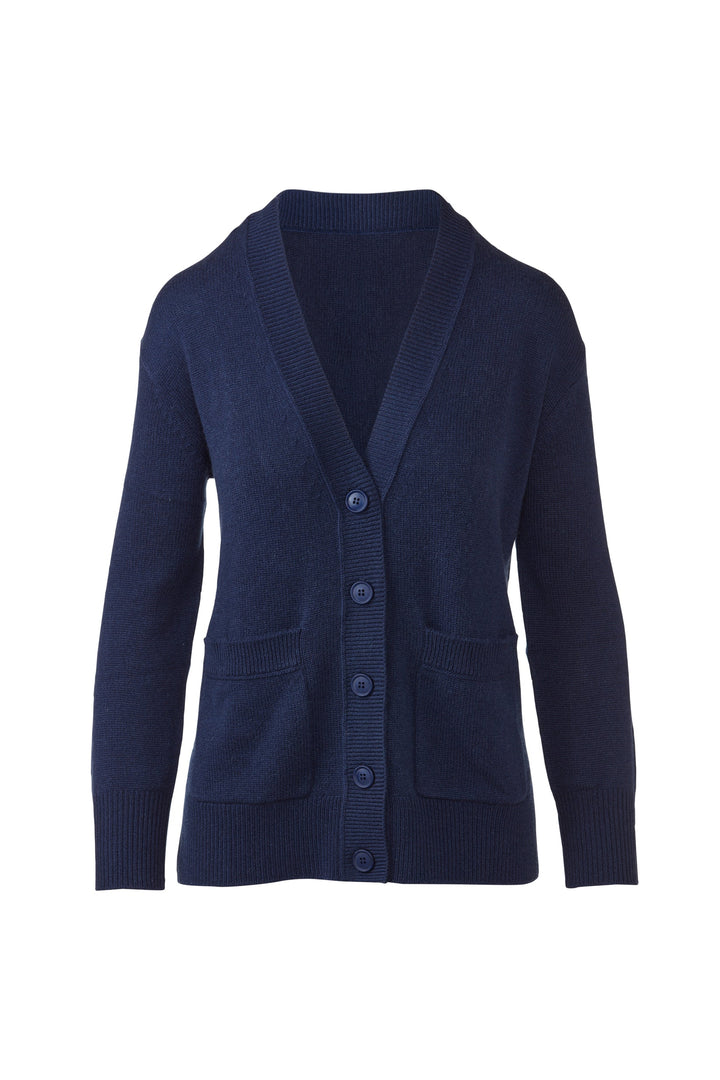 Kinross Easy Vee Cardigan available at Barbara Katz