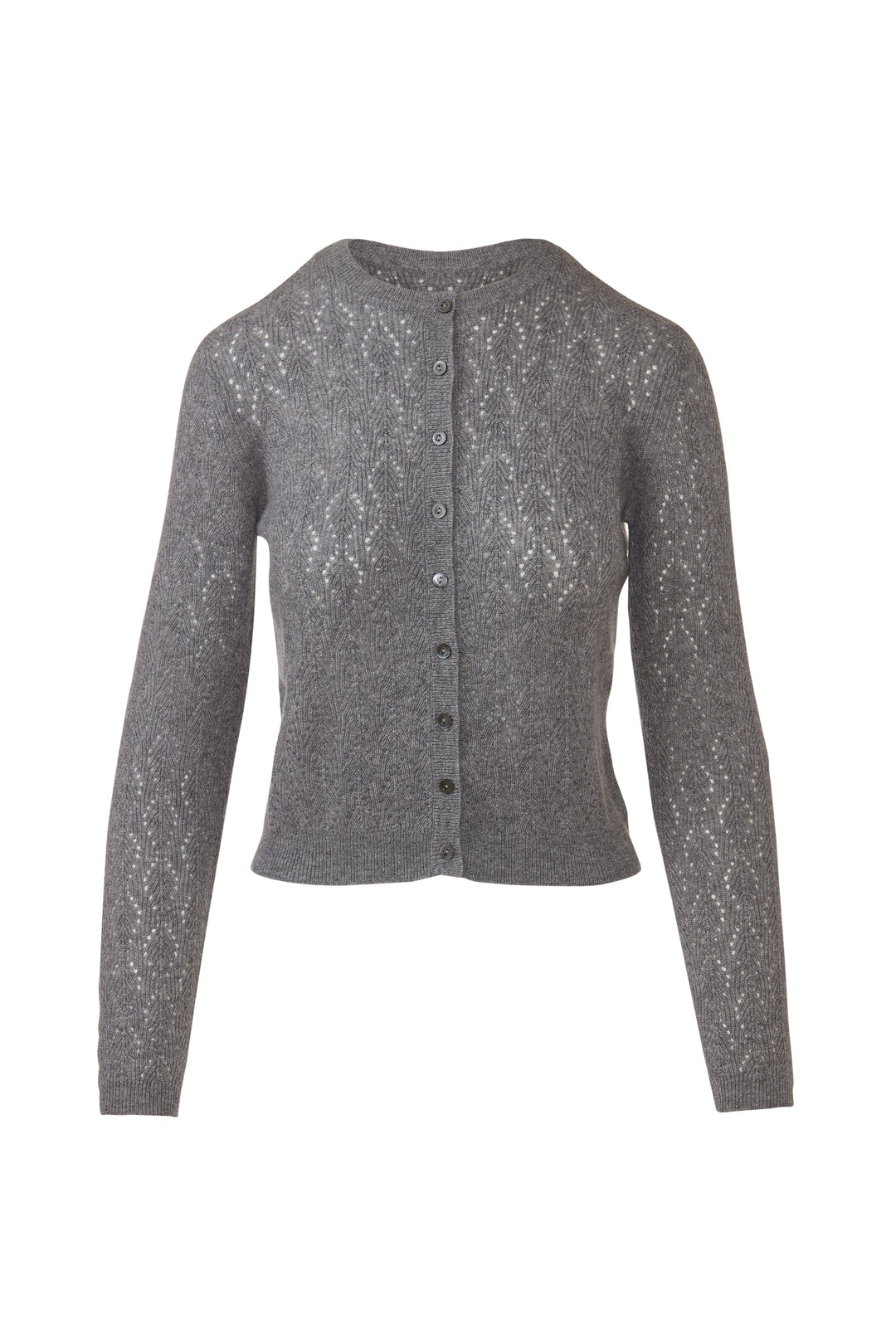 Kinross Pointelle Cardigan available at Barbara Katz