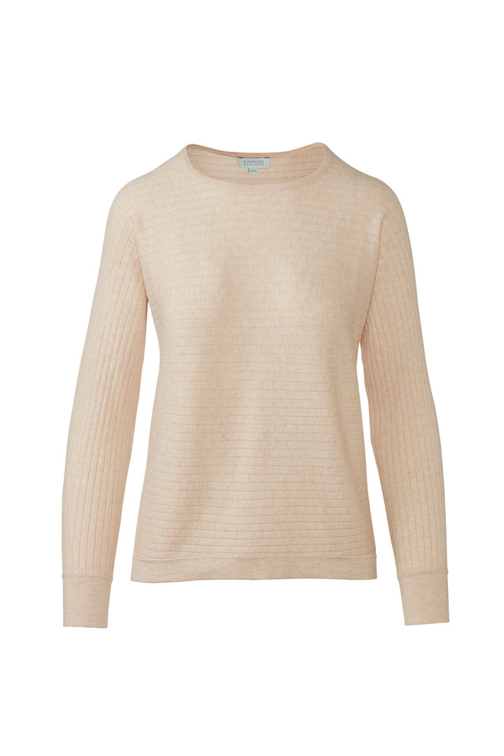 Kinross Horizontal Rib Pullover available at Barbara Katz