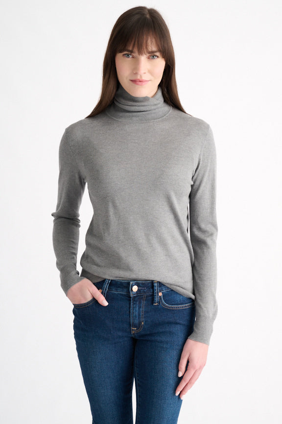 FITTED TURTLENECK SWEATER