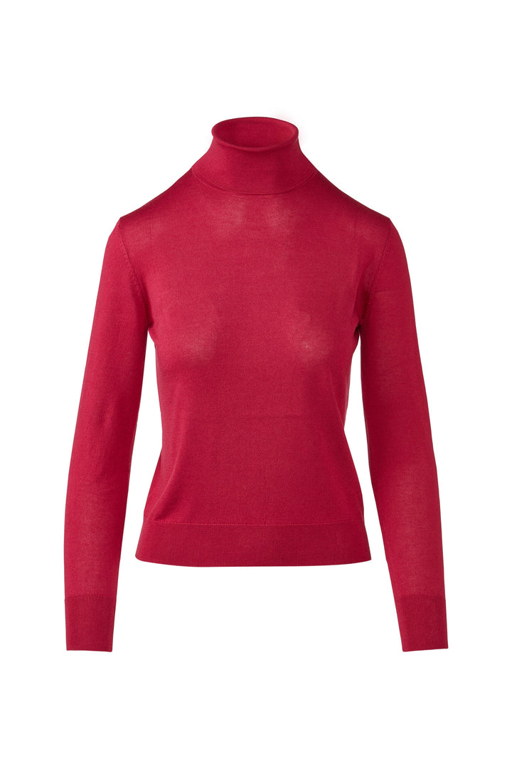 Kinross Fitted Turtleneck Sweater available at Barbara Katz