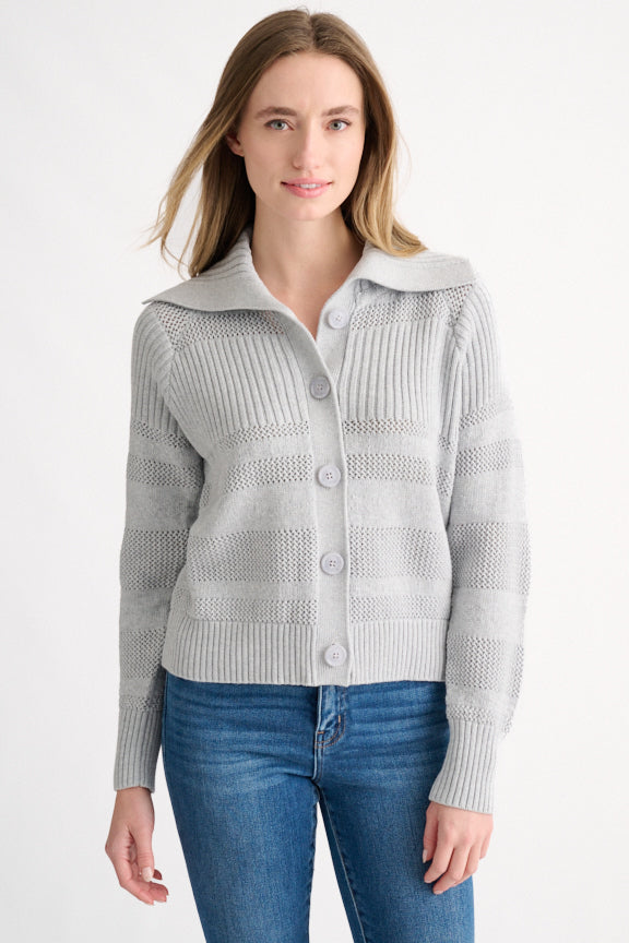 Kinross Textured High Street Cardigan available at Barbara Katz