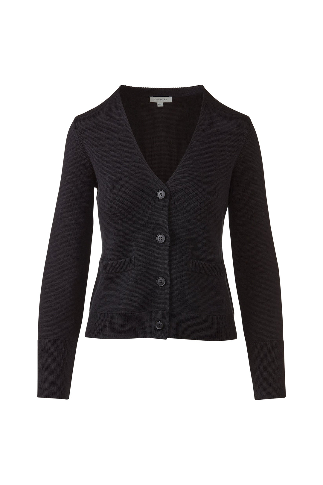 Kinross Double Knit Vee Cardigan available at Barbara Katz