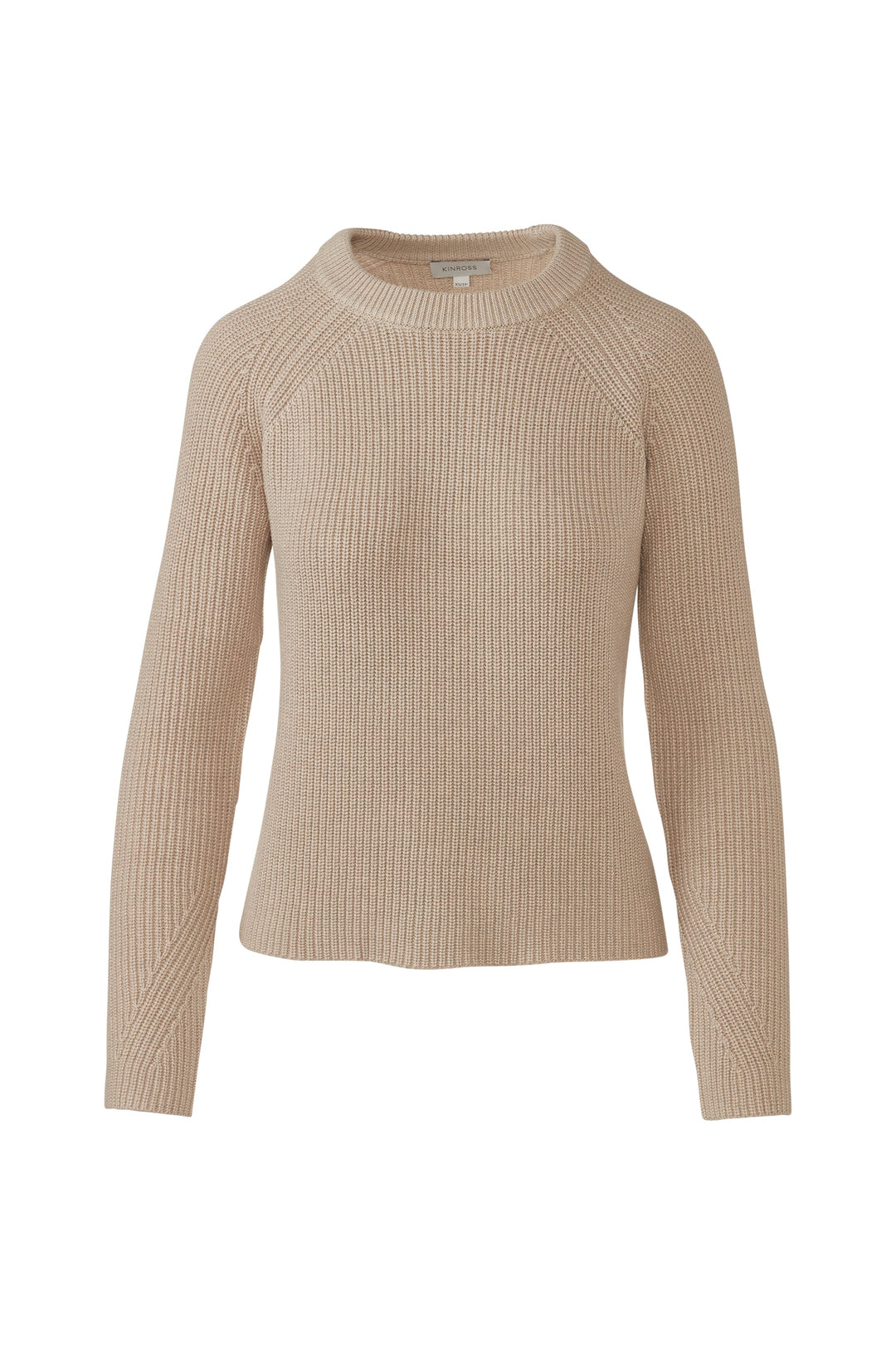 Kinross Rib Raglan Crew Sweater available at Barbara Katz