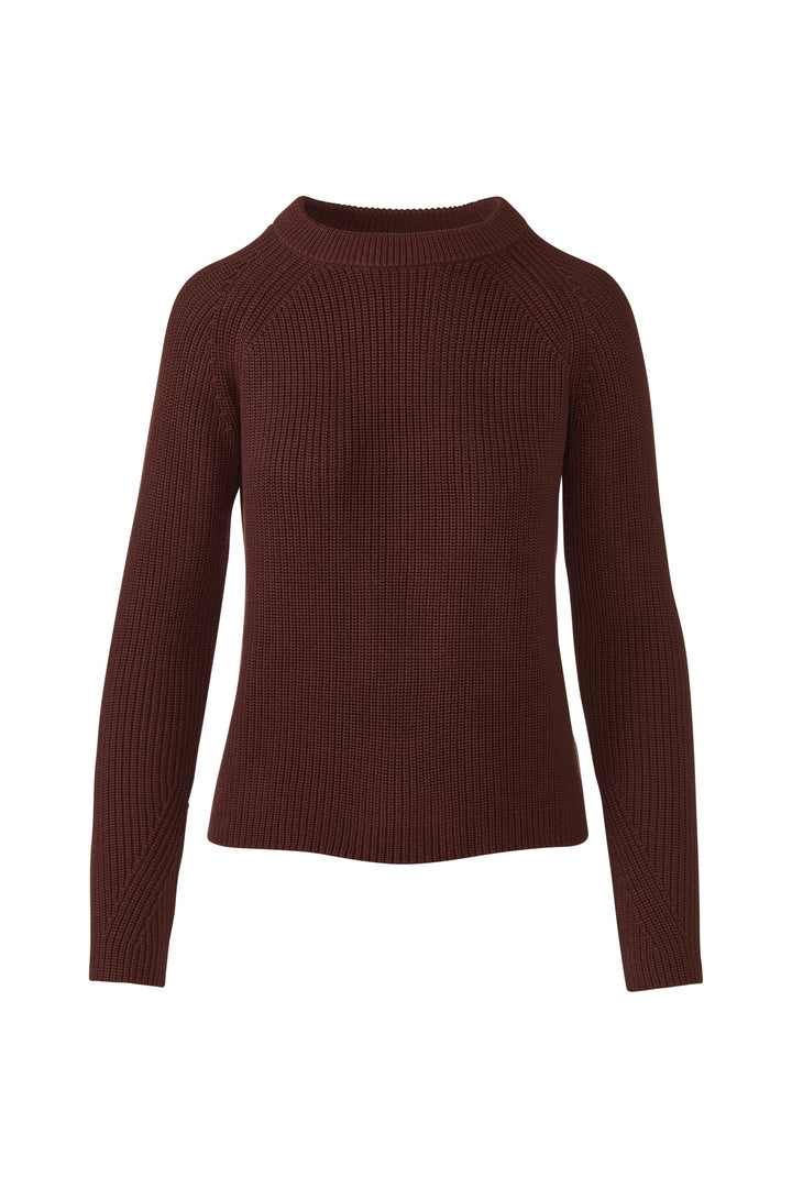Kinross Rib Raglan Crew Sweater available at Barbara Katz