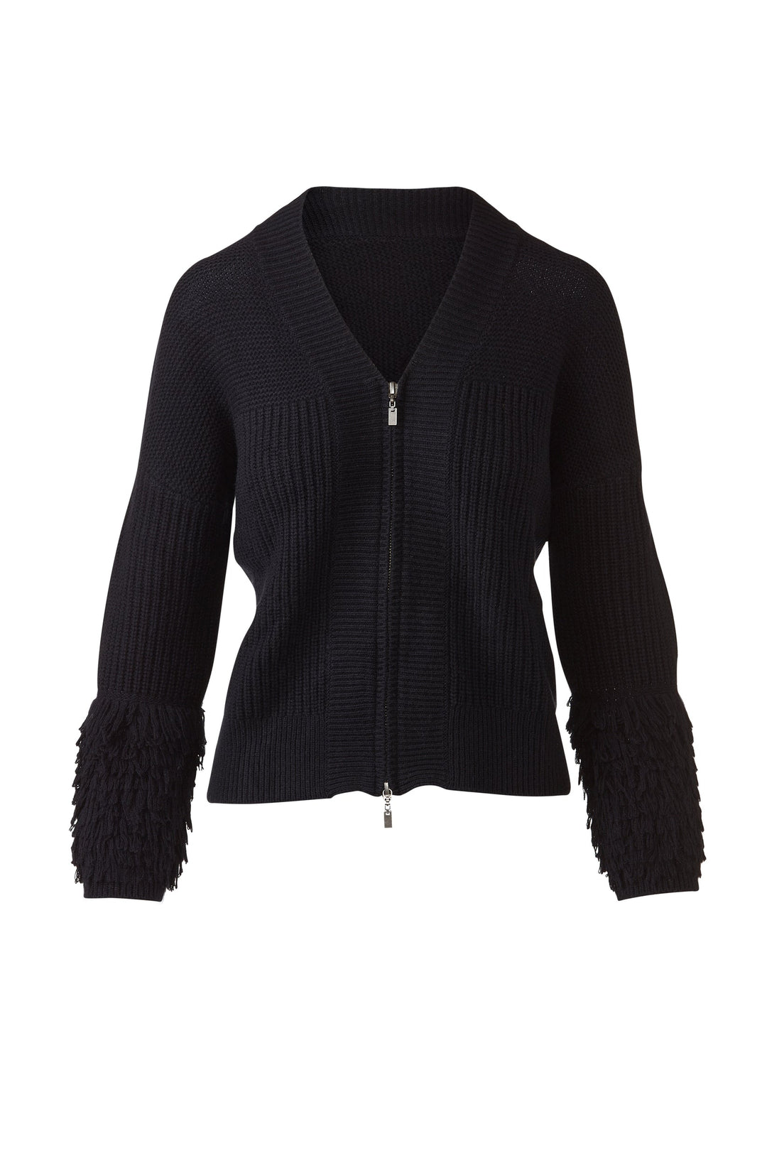 Kinross Fringe Sleeve Cardigan available at Barbara Katz