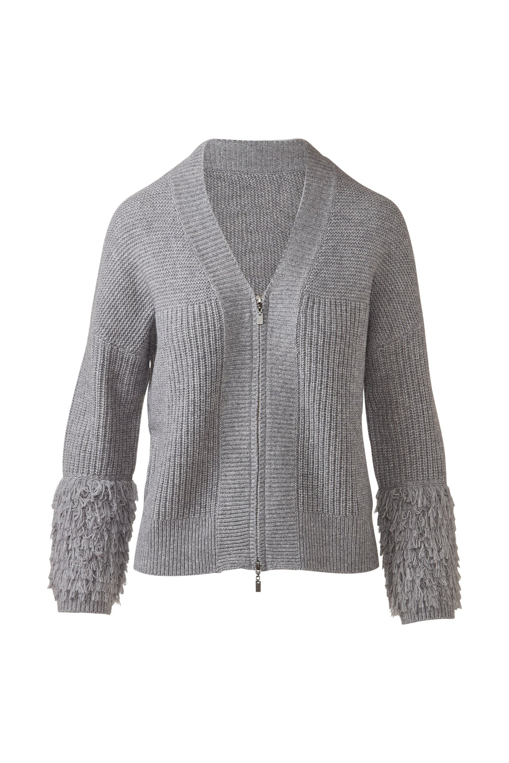 Kinross Fringe Sleeve Cardigan available at Barbara Katz