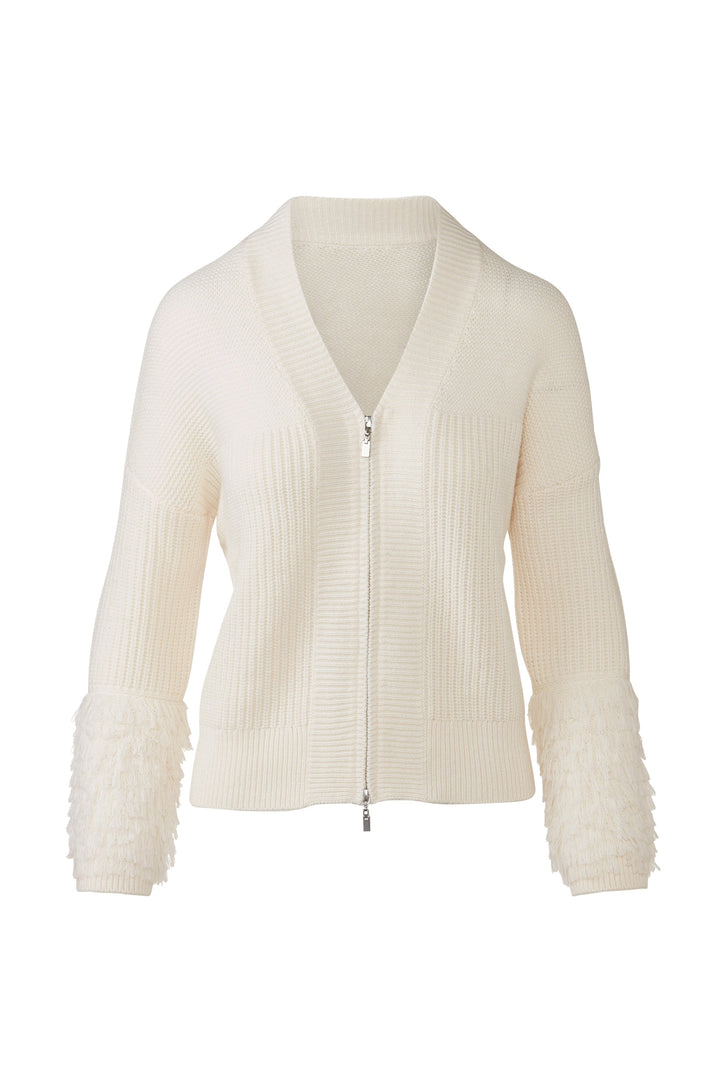 Kinross Fringe Sleeve Cardigan available at Barbara Katz