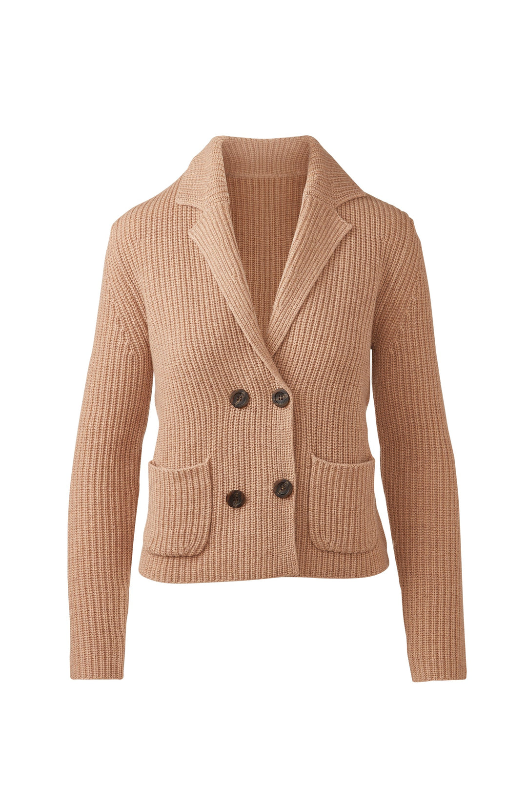 Kinross Rib Notch Collar Cardigan available at Barbara Katz