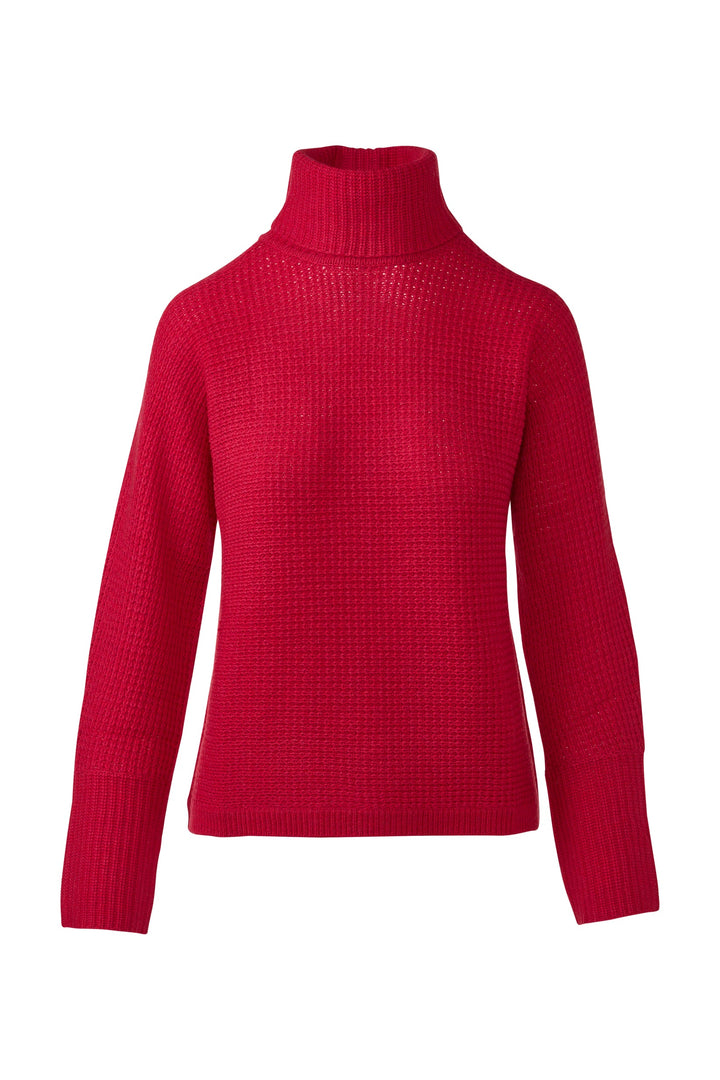 Kinross Cozy Textured Turtle Neck Sweater available at Barbara Katz