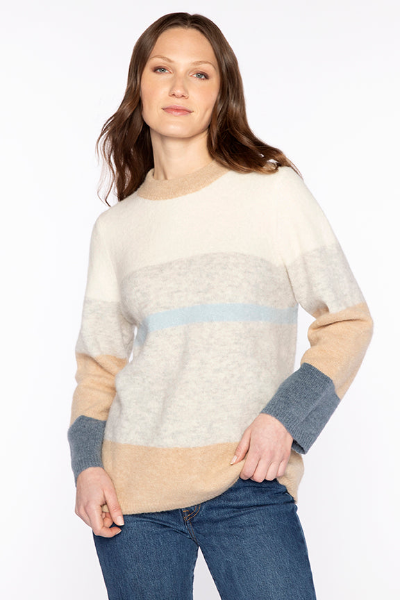 Kinross Lofty Colorblock Crew available at Barbara Katz