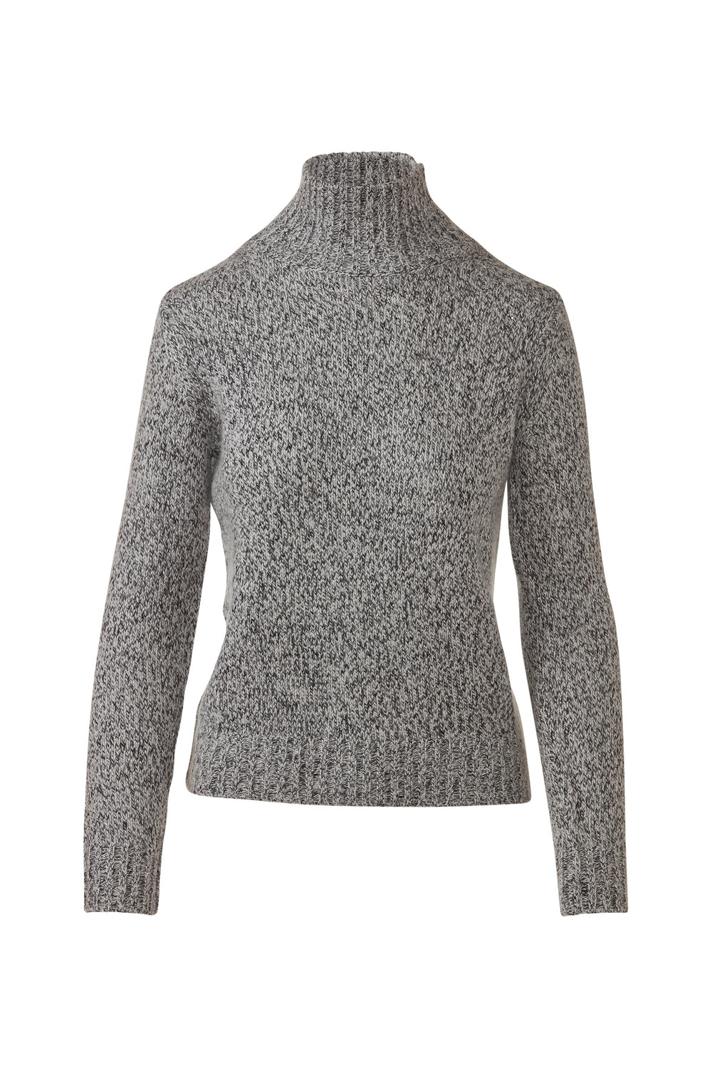 Kinross Sequin Marl Mock Sweater available at Barbara Katz