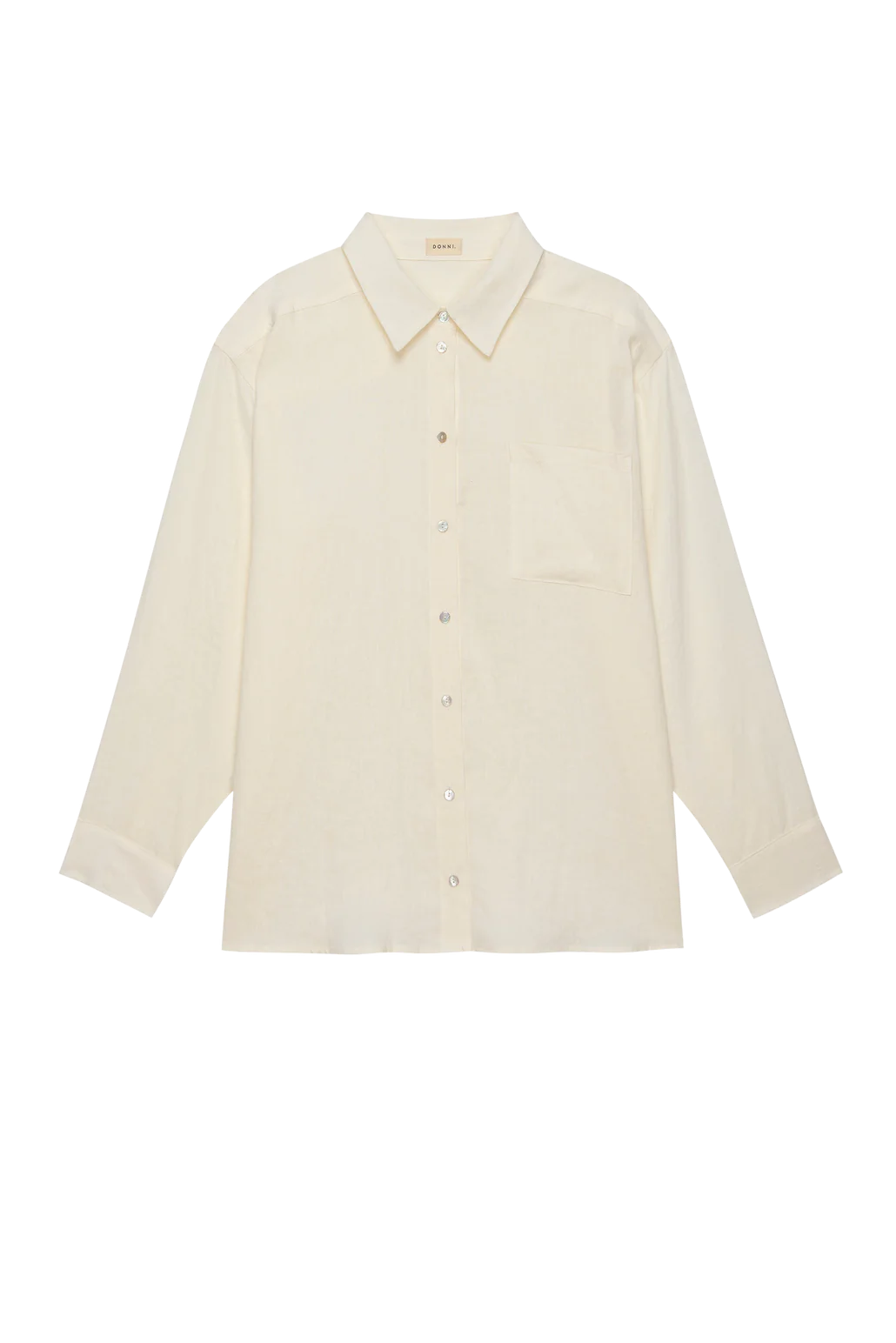 Donni The Linen Relaxed Shirt - Sesame