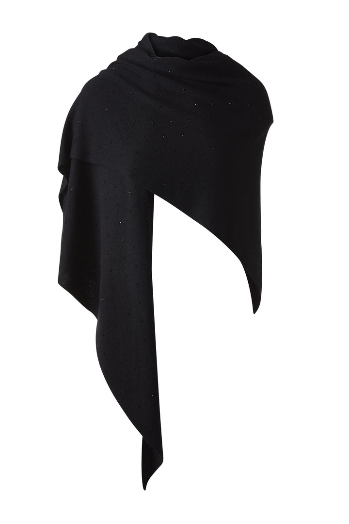 Kinross Cashmere Crystal Triangle Wrap available at Barbara Katz